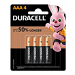 Duracell Alkaline AAA Battery 4 Pack